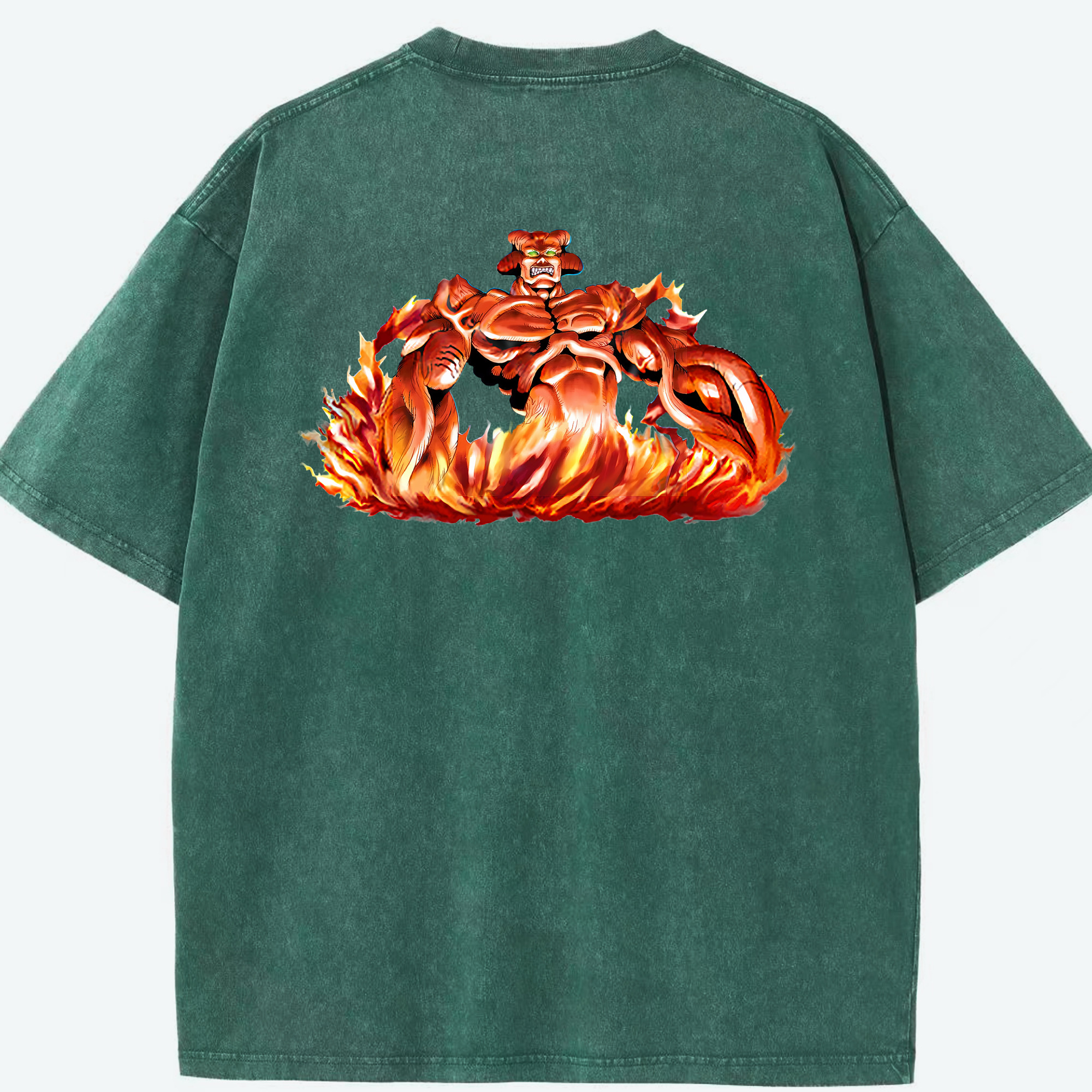 （画像用） 遊☆戯☆王 Yu-Gi-Oh! 綿100% ヴィンテージ風 半袖Tシャツ（背面プリント）